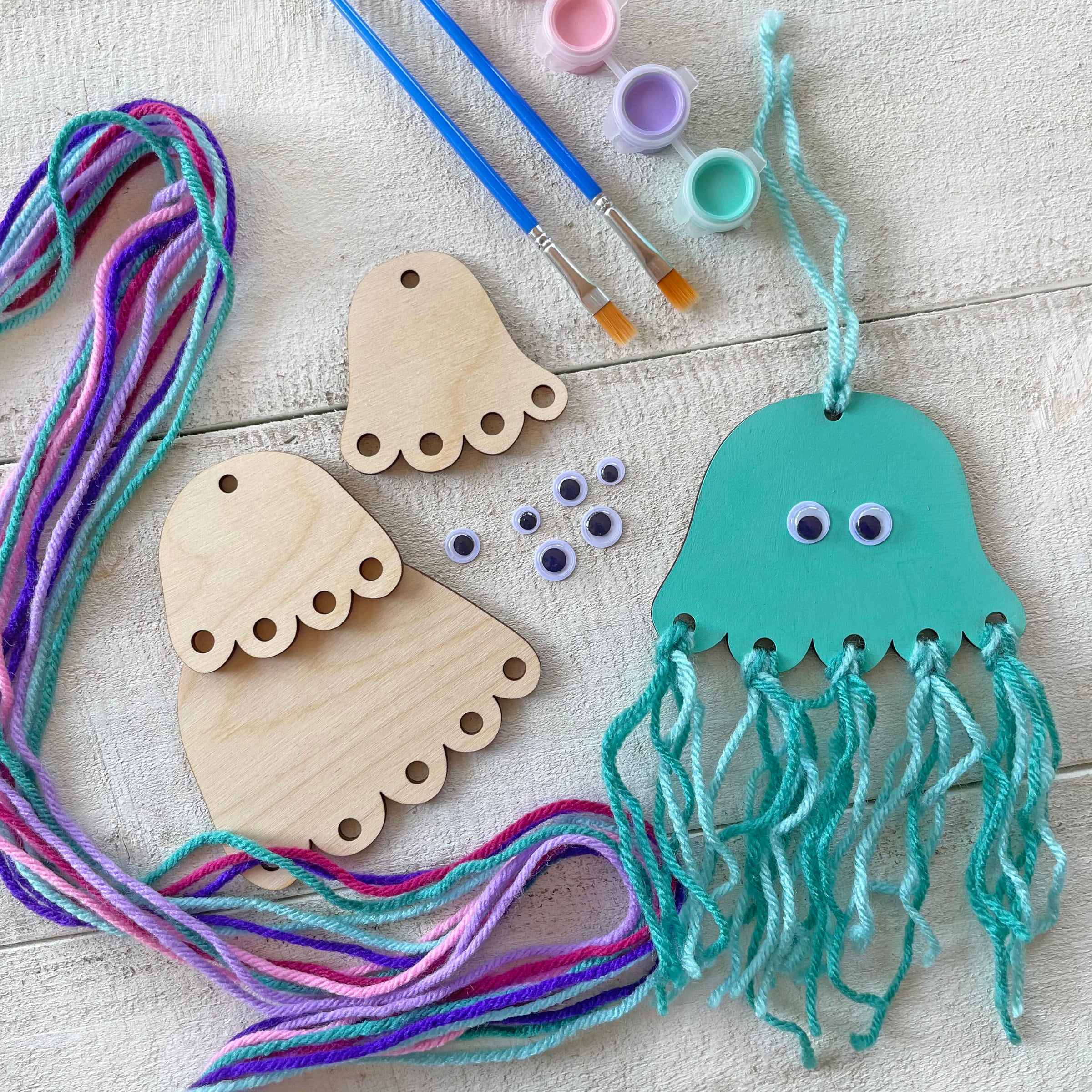 Colorful Jellyfish - Yarn Craft Kit - WhiskerWorks