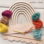 Large Personalized 6-Band Rainbow – Yarn Craft Kit - Image 19
