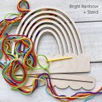 Large Personalized 6-Band Rainbow – Yarn Craft Kit - Image 15