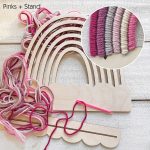 Large Personalized 6-Band Rainbow – Yarn Craft Kit - Image 2