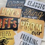 Prom Mix Plastic photo booth signs