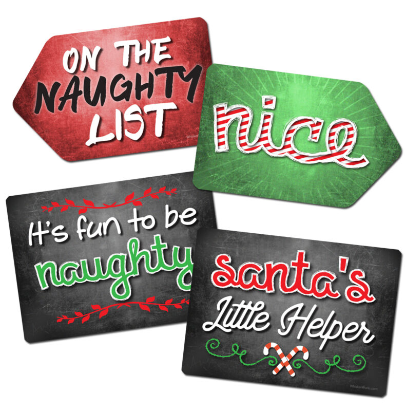 Christmas Holiday Sign Props