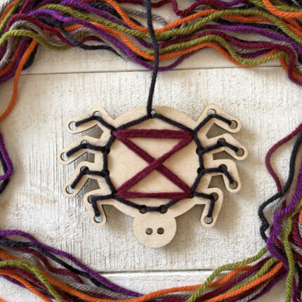 Halloween Shapes Yarn Weaving Craft Kit