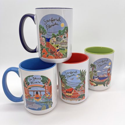 Sanford Florida Illustrated Coffee Mug