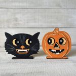 Vintage Pumpkin and Cat - Image 4