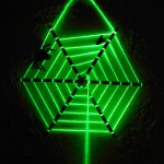 Glowing Spiderweb Halloween craft kit