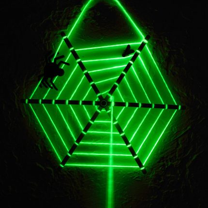 Glowing Spiderweb Halloween craft kit