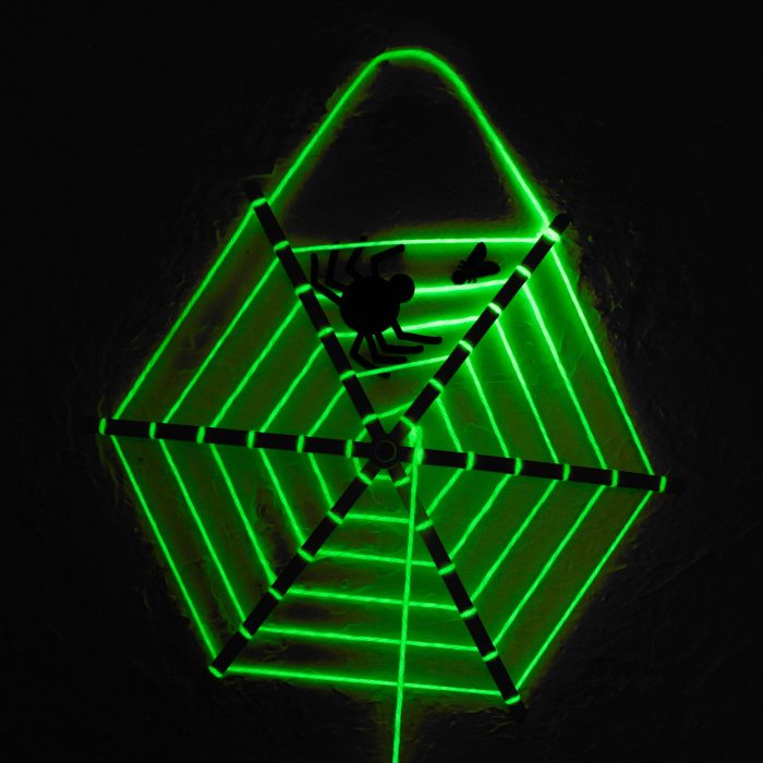 Glowing Spiderweb Halloween craft kit