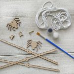 Glowing Spiderweb Halloween craft kit
