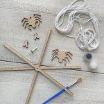 Glowing Spiderweb Halloween craft kit