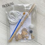 Glowing Spiderweb Halloween craft kit