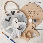 Full Moon Ghost Craft  – Halloween Craft Kit - Image 2