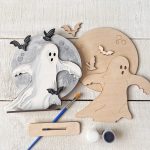 Full Moon Ghost Craft  – Halloween Craft Kit - Image 4