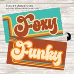 1970s Disco Party Mix - Set of 4 Photo Booth Signs - Image 3
