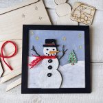 Snowman Square Paint Craft Kit
