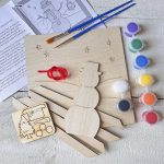 Snowman Square Paint Craft Kit