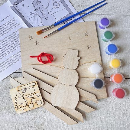 Snowman Square Paint Craft Kit