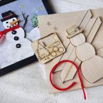 Snowman Square Paint Craft Kit
