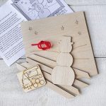 Snowman Square Paint Craft Kit