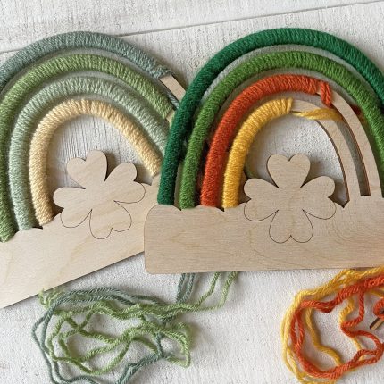 St Patrick Shamrock Rainbow Craft