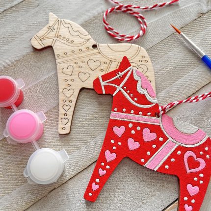 Valentine's Day Dala Horse