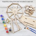 Spinning 3D Ferris Wheel - Craft Kit - Image 3
