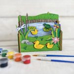 Ducks in a Pond Diorama Craft Kit